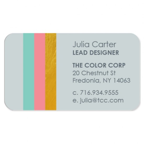 2 Sided Gloss White Business Card 2 in by 3.5 in A-5