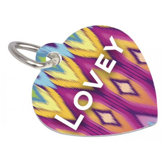 4737  PET TAG HEART 2 SIDED A-2