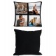 16 inch by 16 inch 4 panel plush pillow cover J-6