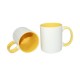 11oz Inner Rim Color Mug Yellow (36pcs/case) (MUG-IR11Y ) FL-2