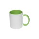 11oz Inner Rim Color Mug Light Green (36pcs/case) (MUG-IR11LG) FL-2