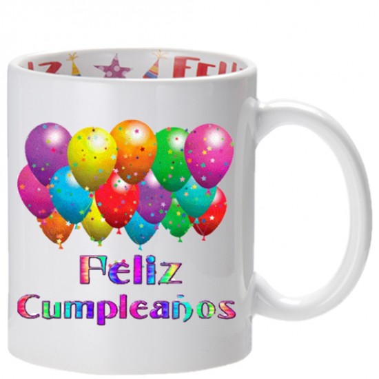11oz Motto Mug(HAPPY BIRTHDAY, Spanish (BD101-HBS)   FL-14