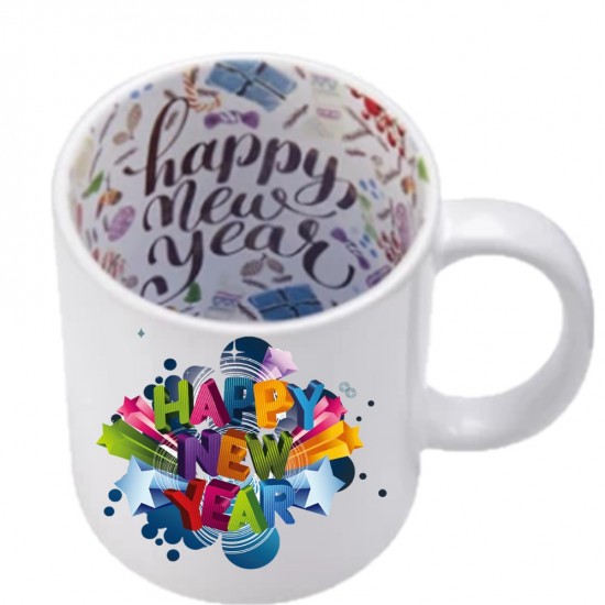 11oz Motto Mug HAPPY New Year (BD101-HN)   FL-13  