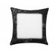 TD-ZT4040BK Sublimation101 Blank Faux Bleach Poly-Linen Pillow Cover Black