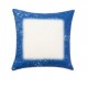 TD-ZT4040BL Sublimation101 Blank Faux Bleach Poly-Linen Pillow Cover Blue