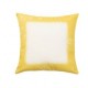TD-ZT4040YL Sublimation101 Blank Faux Bleach Poly-Linen Pillow Cover Yellow