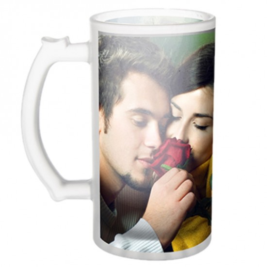 Frosted glass mugs for sublimation