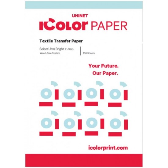 IColor Select Ultra Bright 2 Step Transfer & Adhesive Paper Kit -A3- 11.7 in x 16.5 in (297 x 420mm)