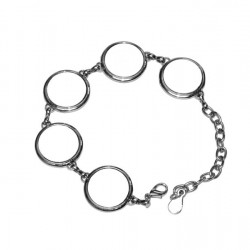 sublimation bracelet blanks 20pcs fit 14mm cabochon earring bezel