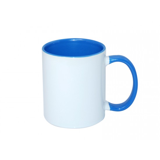 11oz Inner Rim Color Mug Light Blue (36pcs/case)  MUG-IR11LB FL-2