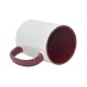 15oz Inner Rim Color Mug Maroon (36pcs/case)   (MUG-IR15M)  FL-6