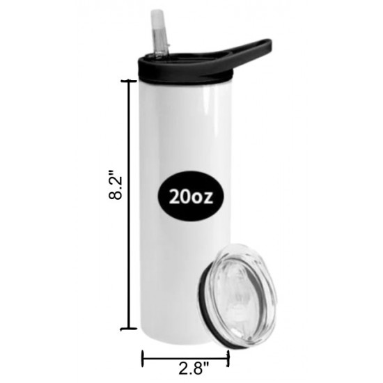 20oz Combo Water Bottle 