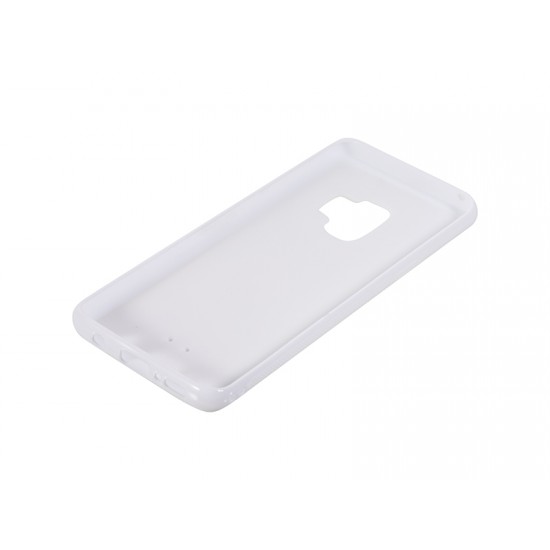 Samsung S9 G9600 Cover Rubber, White SSG200W M-1