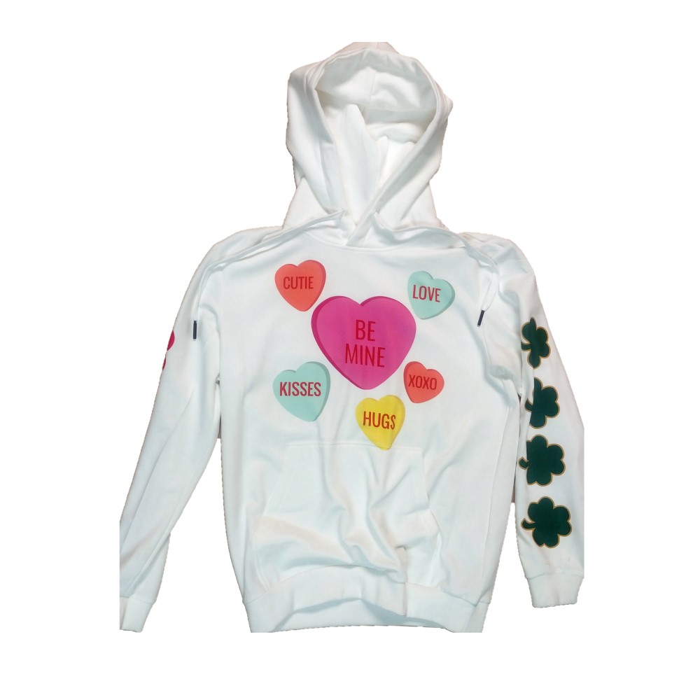 SUBLIMATION101 PERFORMANCE PULLOVER HOODIE WHITE 2XL ( PWY01-2X )