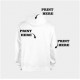  SUBLIMATION101 PERFORMANCE PULLOVER HOODIE WHITE MEDIUM  ( PWY01-M )